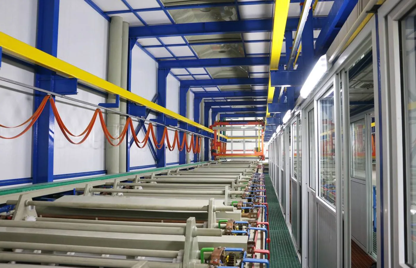 Plating and surface finishing line reference photograph